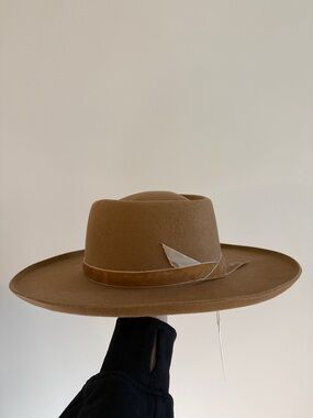 Lack of Color Val Diamond Camel Wool Hat